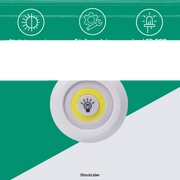 Set 3 lámparas LED COB con mando