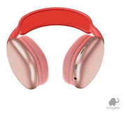 Casco Bluetooth rojo inalámbrico