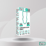 Cargador coche doble USB x2 rápido