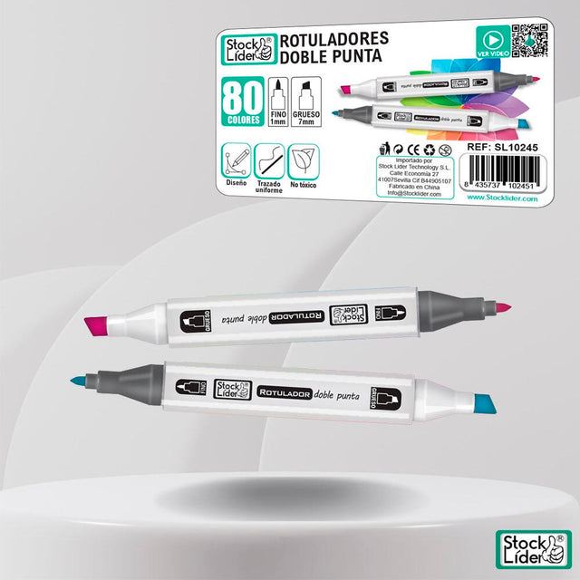 Rotulador marcador doble 80 para ilustrar