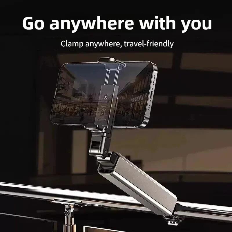 Soporte móvil plegable de aluminio