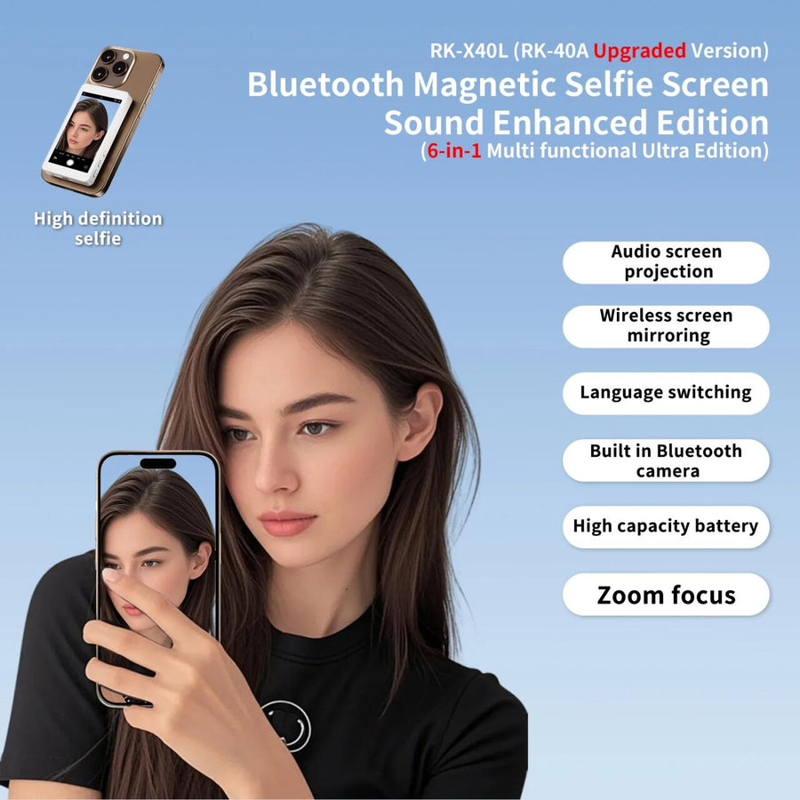 Pantalla selfie magnética para móvil