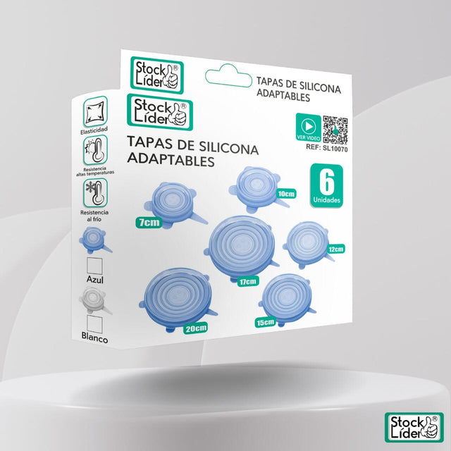 Tapa silicona multiusos reutilizable