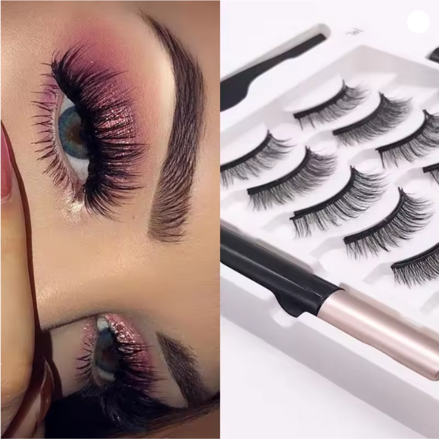 Set profesional de pestañas postizas