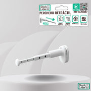 Perchero retráctil para ahorrar espacio