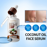 Sérum facial de coco natural para piel radiante