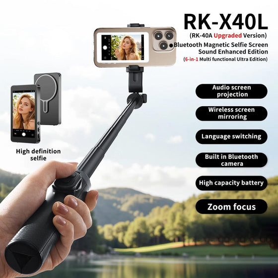 Pantalla selfie magnética para móvil