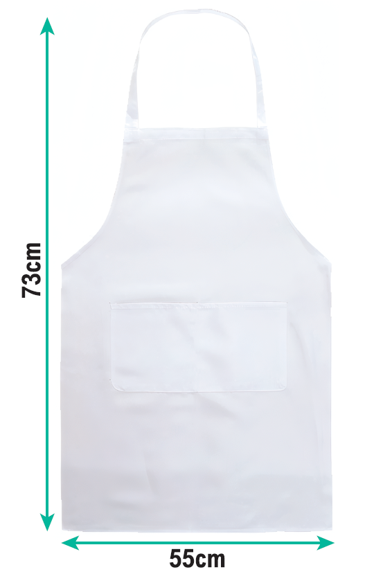 Delantal impermeable doble capa ajustable