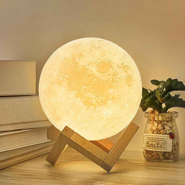 Lámpara Luna 16 Colores con Mando