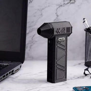 Mini soplador aspirador turbo portátil