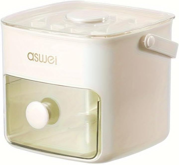 Máquina cubitos hielo 2 en 1 con tapa