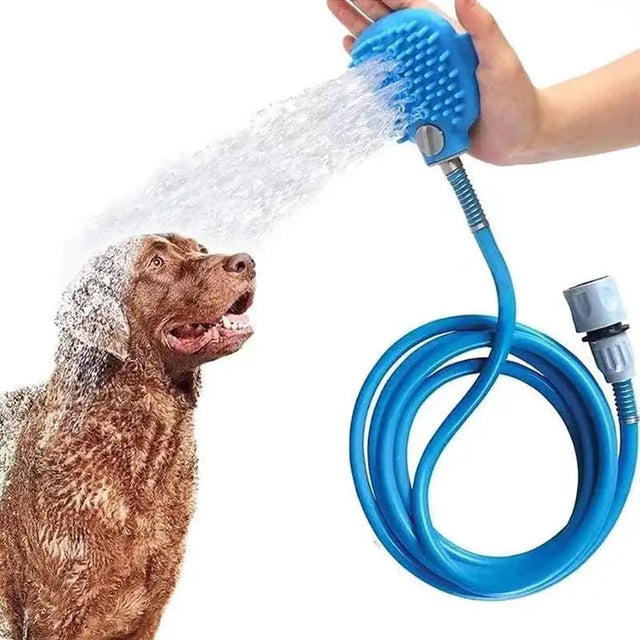 Manguera para mascotas para baño fácil