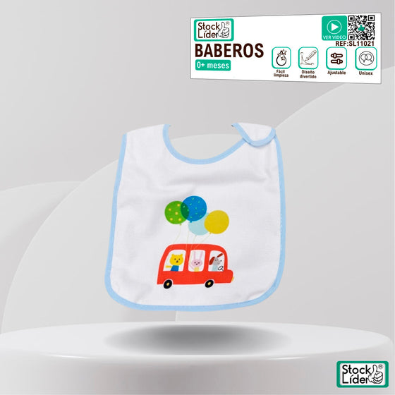 Baberos para bebé ajustables y cómodos
