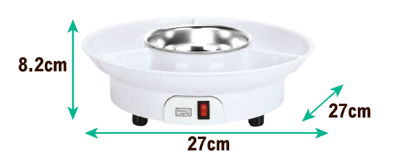 Máquina de fondue compacta para chocolate