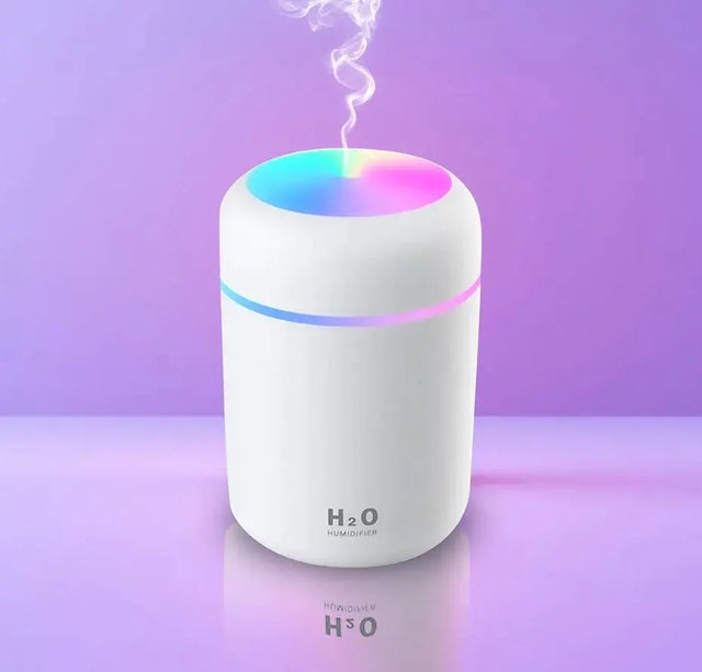 Humidificador LED Rosa 300ml USB