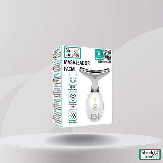 Masajeador facial LED para rostro y cuello