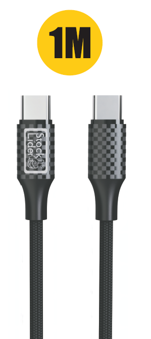 Cable USB-C a USB-C 1m rápido y resistente