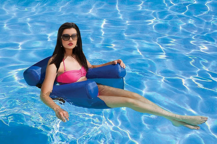 Silla flotador con caja para piscina