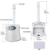 Luz inodoro sensor LED para noche