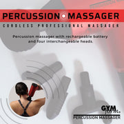 Pistola de masaje muscular inalámbrica
