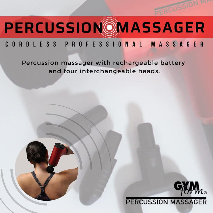 Pistola de masaje muscular inalámbrica