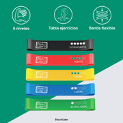 Bandas elásticas con 5 resistencias