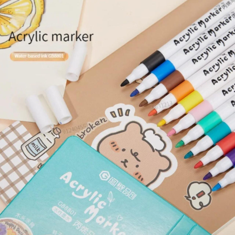 Rotuladores acrílicos 24 colores para manualidades