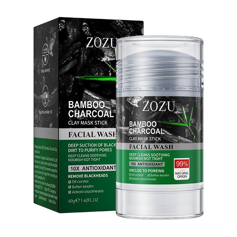 Mascarilla facial arcilla en barra carbón