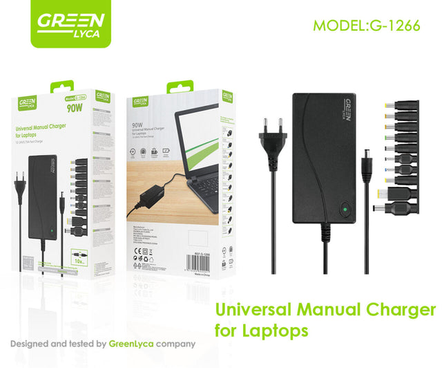 Cargador universal portátil 90W para laptop