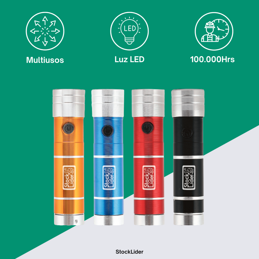 Linterna LED compacta y potente