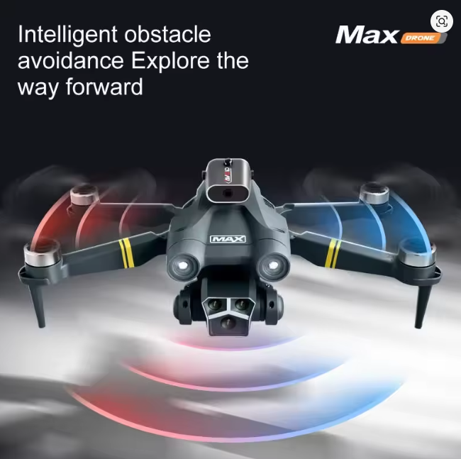 Dron Y3 Ultra 4K con control y obstáculos
