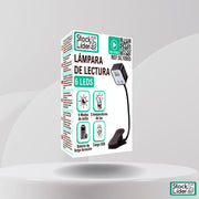 Lámpara de lectura LED con clip