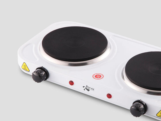 Cocina eléctrica portátil doble compacta