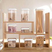 set de recipientes apilables con tapa