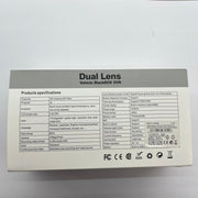 Cámara DVR coche dual 1296p con pantalla