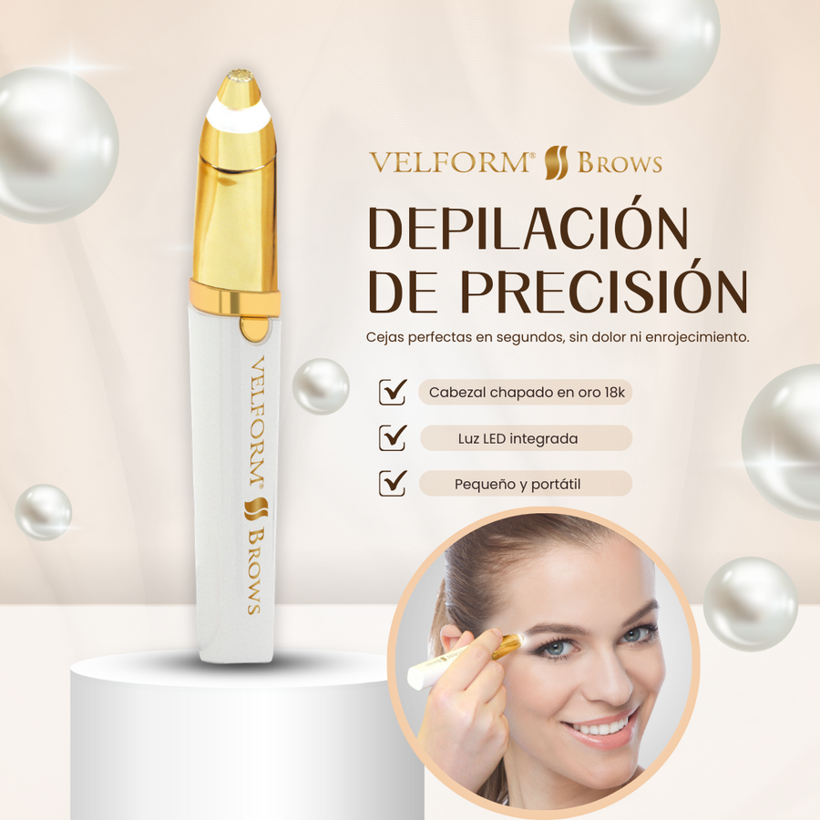 Depilador de Cejas de Precisión LED