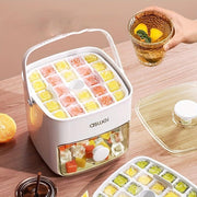 Máquina cubitos hielo 2 en 1 con tapa