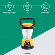 Lámpara camping portátil con brillo ajustable