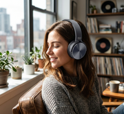 Auriculares Bluetooth plegables con sonido estéreo