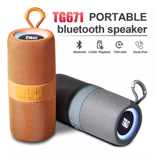 Altavoz con luz RGB portátil TG671