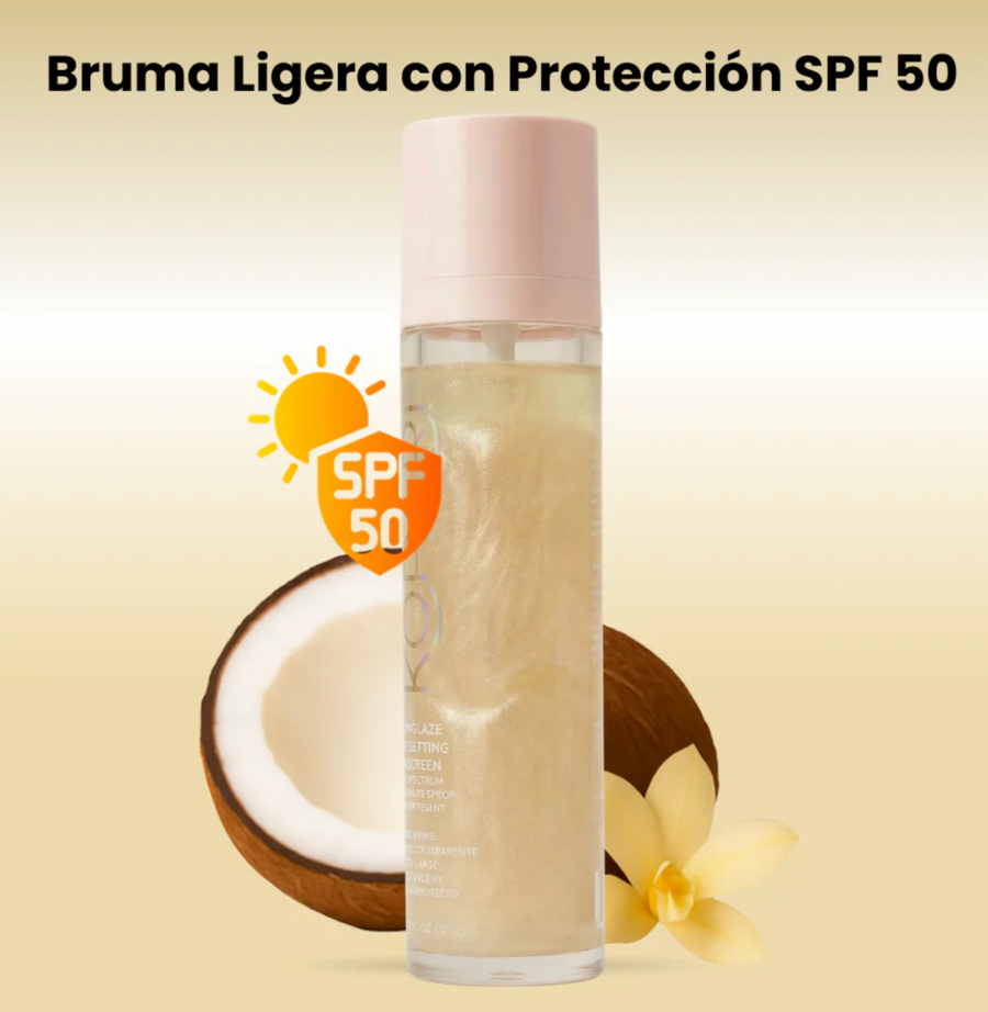SPF 50 sin tocar tu maquillaje