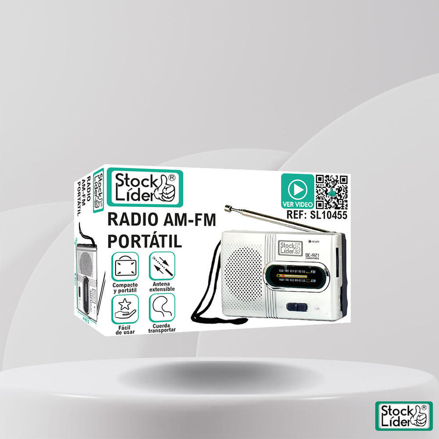 Radio AM FM portátil compacta