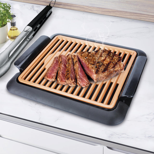 Grill eléctrico sin humos para interior