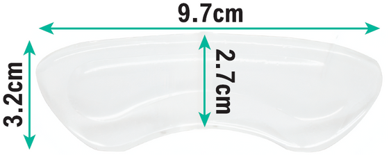 Plantillas de gel para talón cómodas