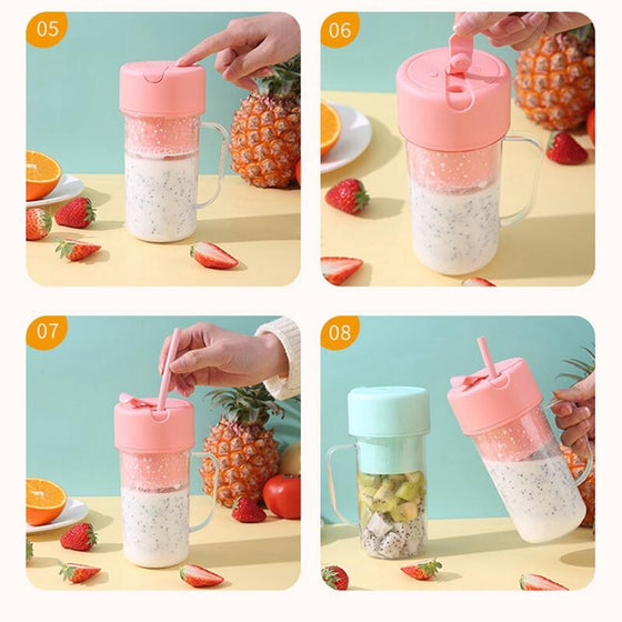 Mini batidora de vaso portátil 500ml