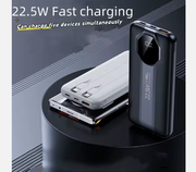 Power Bank 10000mAh con cables integrados
