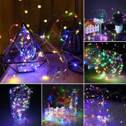 Luces LED multicolor 50 LED para decorar