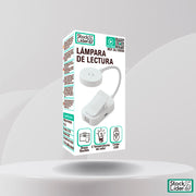 Lámpara de lectura con clip USB