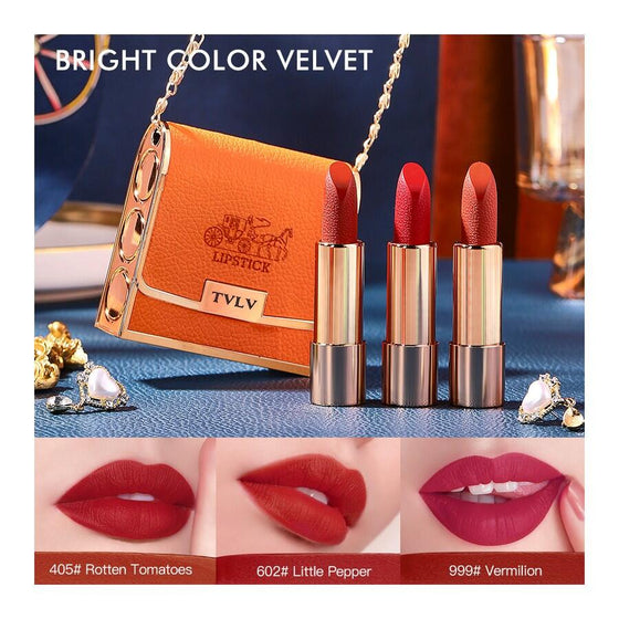 Set Pintalabios Velvet mate de larga duración