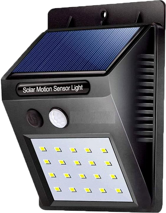 Pack 3 focos solares con sensor LED